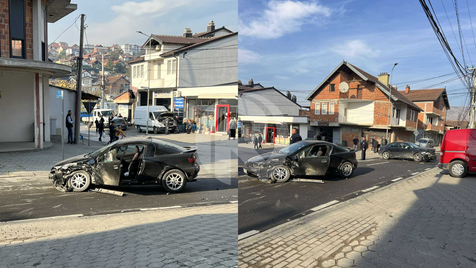 Pamje nga aksidenti që ndodhi sot në Rahovec